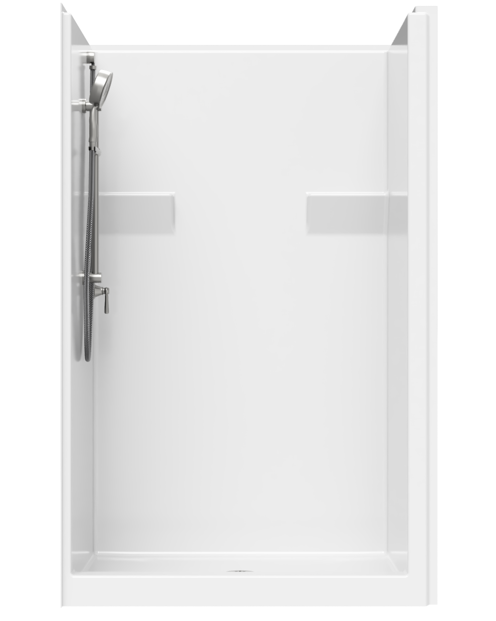 Single-Piece Adaptable Shower